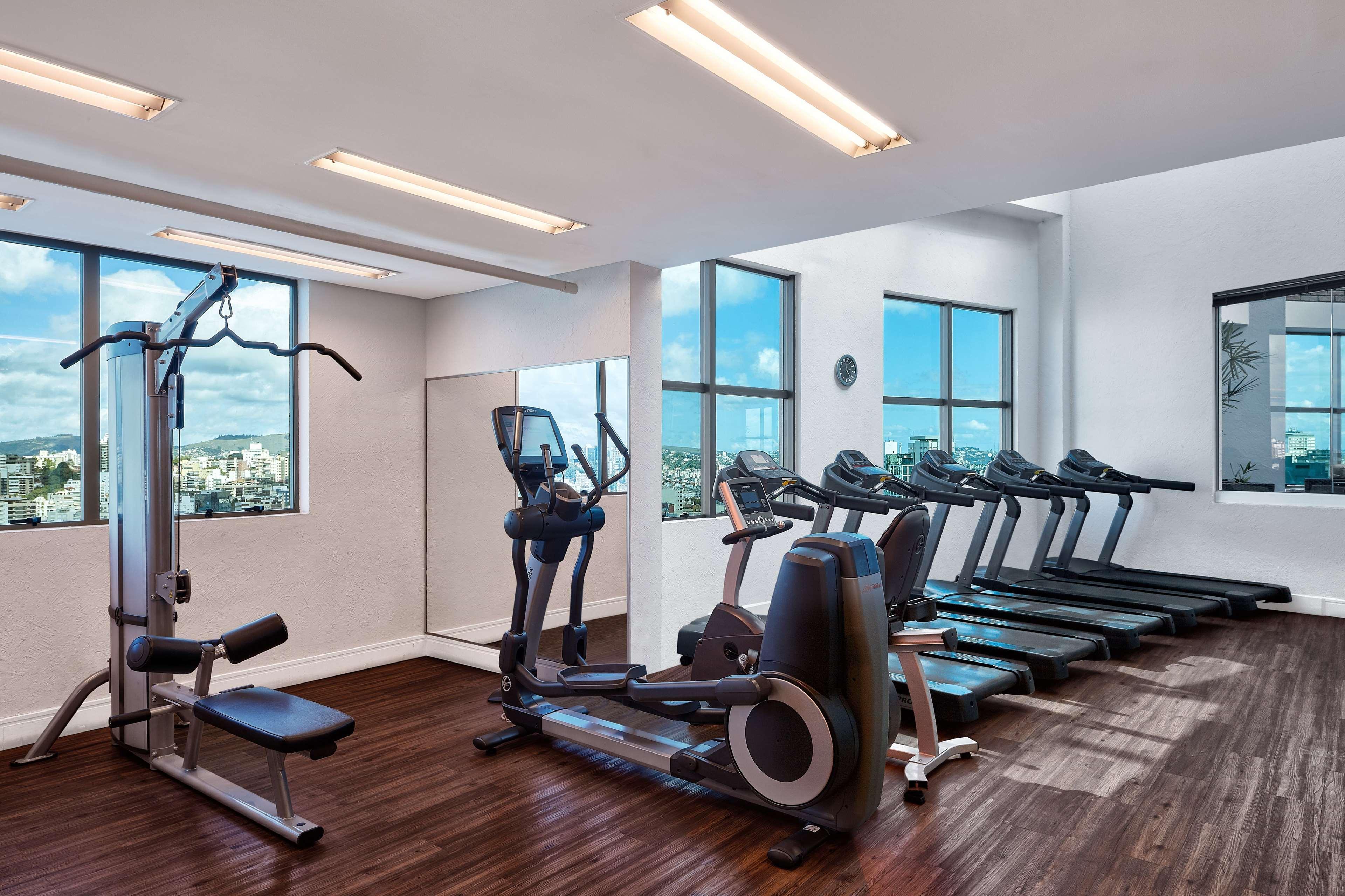 Hilton Porto Alegre, Brazil Hotel Exterior photo The gym at the hotel